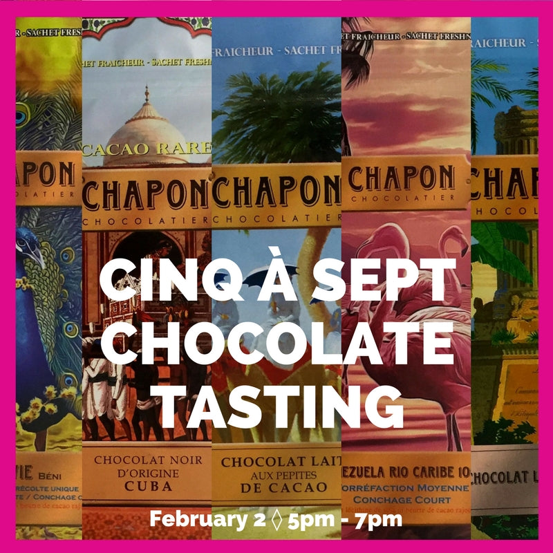 Cinq à Sept Chocolate Tasting