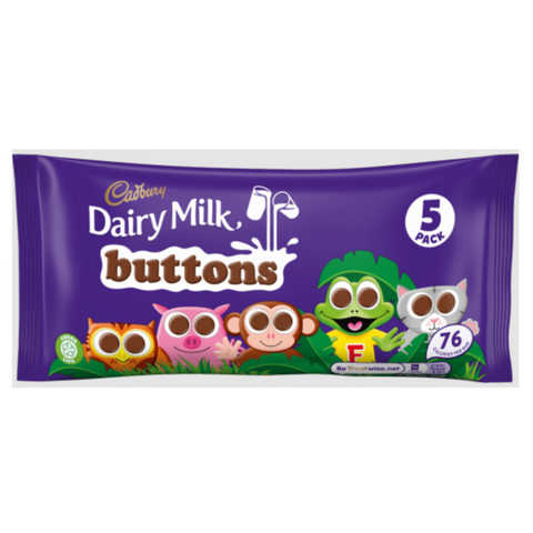 Cadbury Dairy Milk Buttons 5 Pack at The Candy Bar Toronto