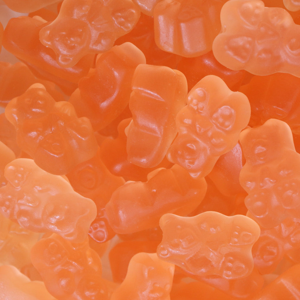 Chocolate Bars & Candies  Pink Grapefruit Gummy Bears - Giddy Candy