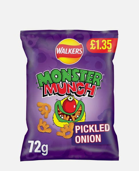 Walkers Monster Munch Pickled Onion Crisps