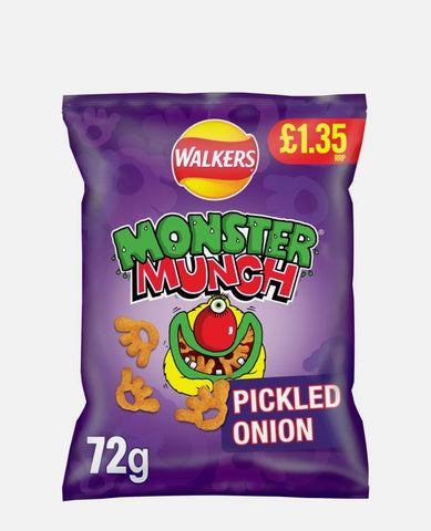 Walkers Monster Munch Pickled Onion Crisps