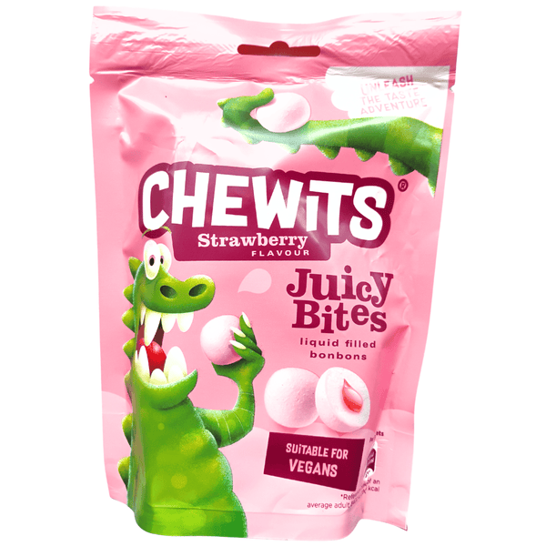 Chewits Juicy Bites Pouch - Strawberry at The Candy Bar Toronto