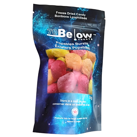 70 Below Sour Bursts Package on a white background.
