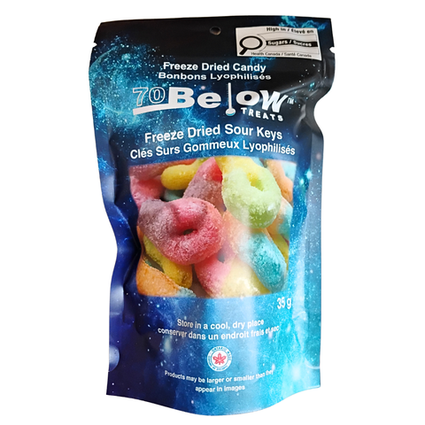 70 Below Treats Freeze Dried Sour Keys