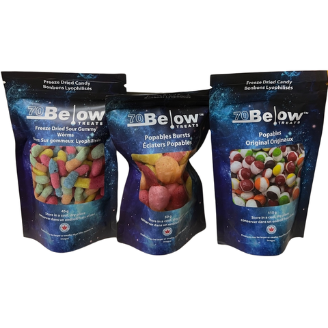 70 Below Freeze Dried Treats at The Candy Bar Toronto