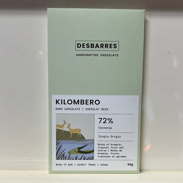 DesBarres Chocolate - Kilombero 72%