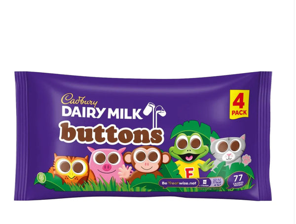 Cadbury Dairy Milk Buttons 4 Pack