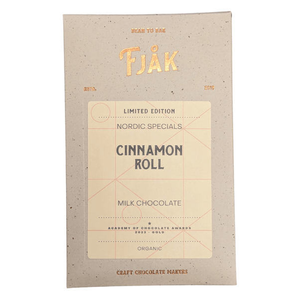 Fjåk Chocolate Cinnamon Roll Milk Chocolate Bar at The Candy Bar Toronto