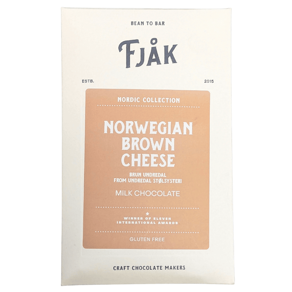 Fjåk Chocolate Norwegian Brown Cheese Milk Chocolate Bar at The Candy Bar Toronto
