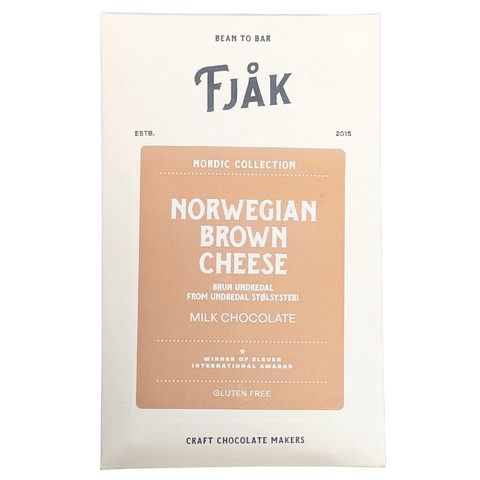 Fjåk Chocolate Norwegian Brown Cheese Milk Chocolate Bar at The Candy Bar Toronto