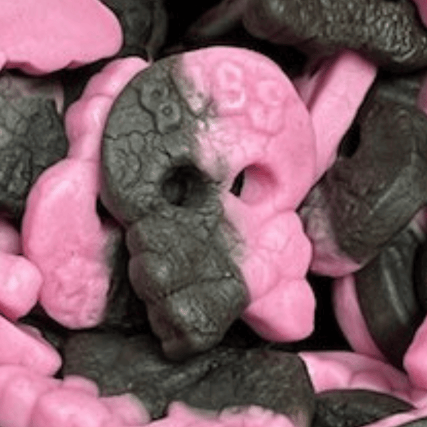 BUBS Raspberry Salty Licorice SKALLE Foam - Pick'n'Mix at The Candy Bar Toronto