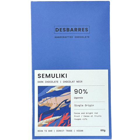 DesBarres Chocolate - Semuliki 90% Dark Chocolate Bar at The Candy Bar Toronto