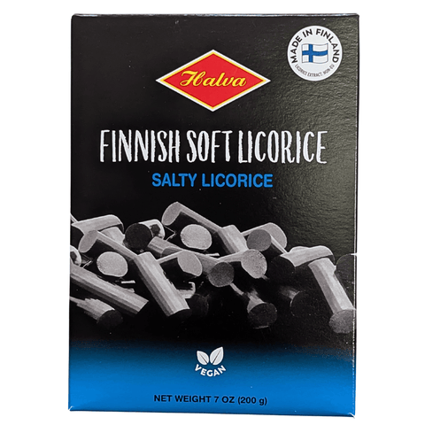 Halva Finnish Soft Licorice - Salty at The Candy Bar Toronto