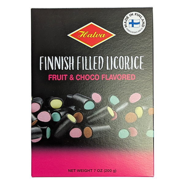 Halva Finnish Soft Licorice - Fruit & Choco Flavored at The Candy Bar Toronto