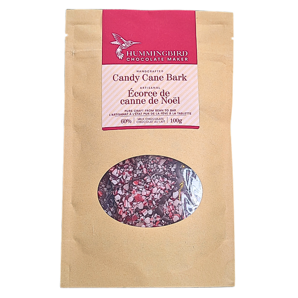 Hummingird Chocolate Candy Cane Bark at The Candy Bar Toronto