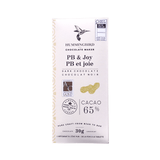 Hummingbird Chocolate - PB & Joy 65% Dark Chocolate Bar (Small)