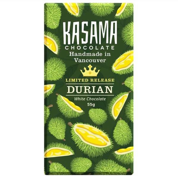 Kasama Chocolate Durian White Chocolate  at The Candy Bar Toronto