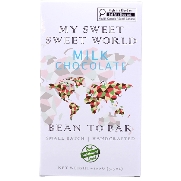 My Sweet Sweet World Milk Chocolate Bar at The Candy Bar Toronto 
