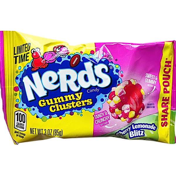 NerdsGummyClusters - Cherry Lemonade Blitz on a white background.