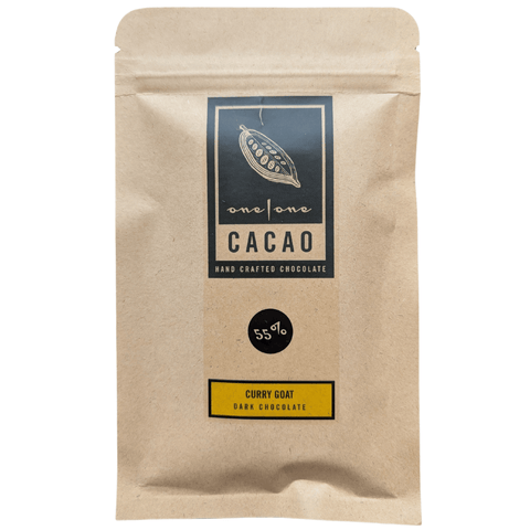 One One Cacao Curry Goat 55% Milk Chocolate at The Candy Bar Toronto