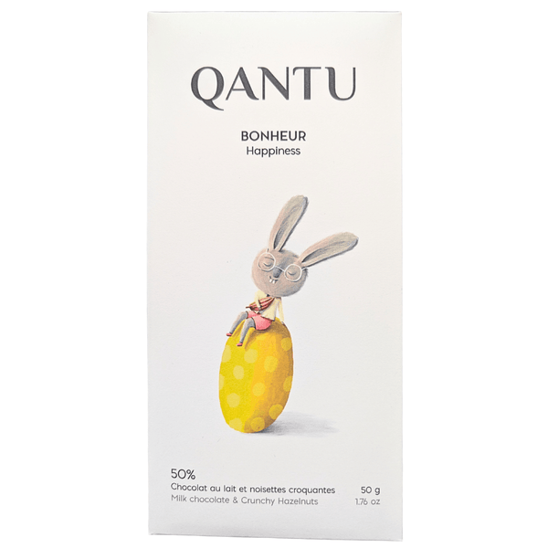 Qantu Chocolate 50% Milk Chocolate & Crunchy Hazelnut at The Candy Bar Toronto