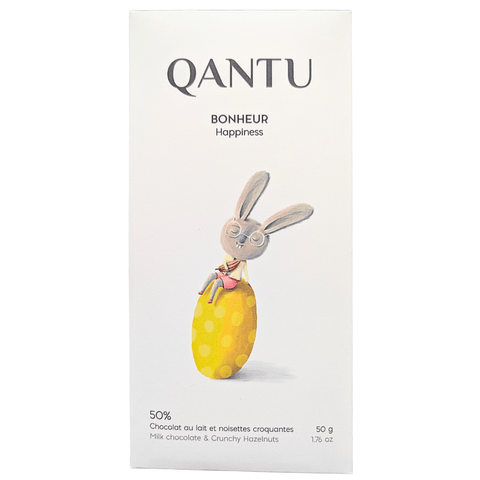 Qantu Chocolate 50% Milk Chocolate & Crunchy Hazelnut at The Candy Bar Toronto