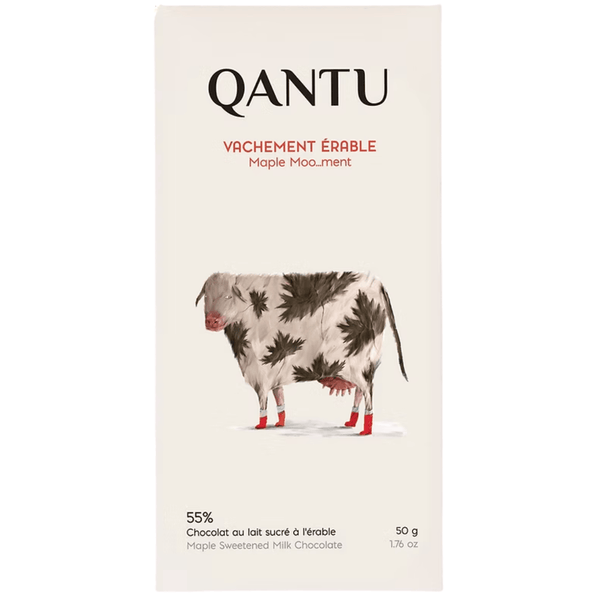 Qantu Chocolate Maple Moooments 5% Milk Chocolate at The Candy Bar Toronto