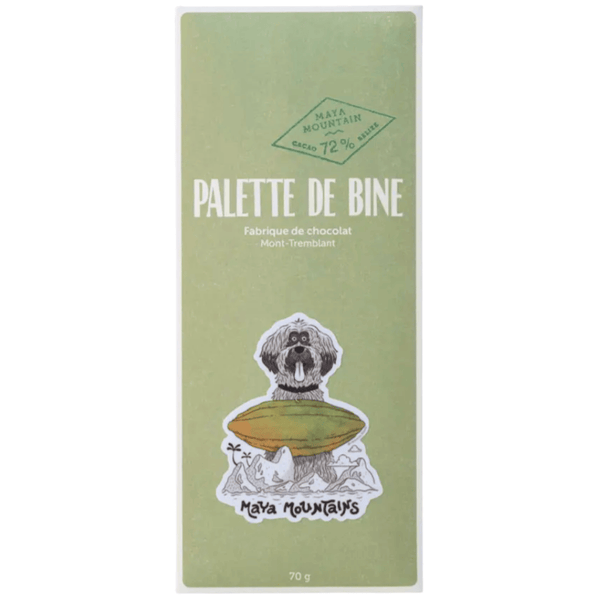 Palette de Bine Belize Maya Mountain 72% at The Candy Bar Toronto