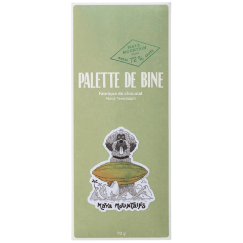 Palette de Bine Belize Maya Mountain 72% at The Candy Bar Toronto