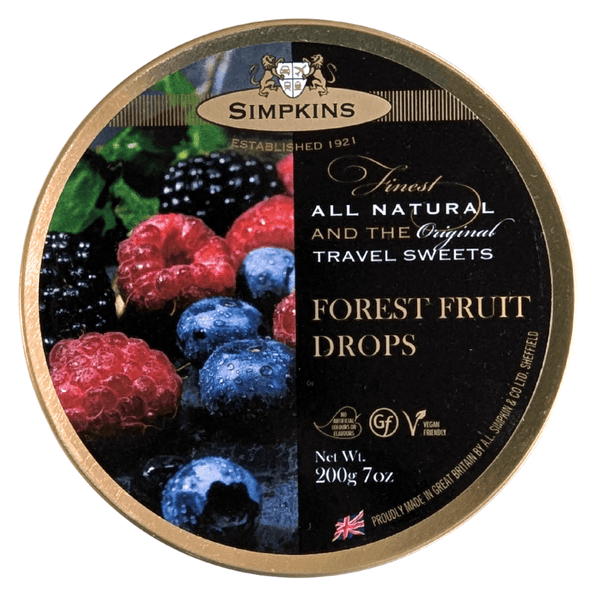 Simpkins Forest Fruit Drops Tin at The Candy Bar Toronto