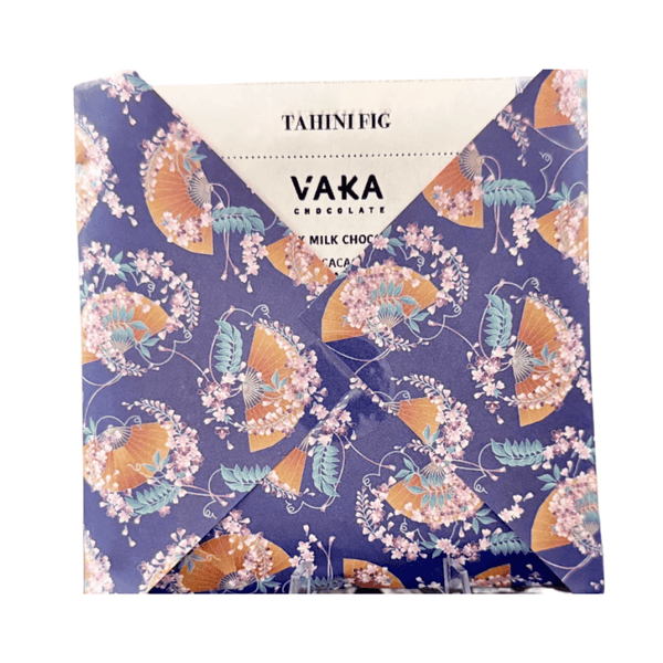 Vaka Chocolate - tahini + fig + smoked sea salt at The Candy Bar Toronto