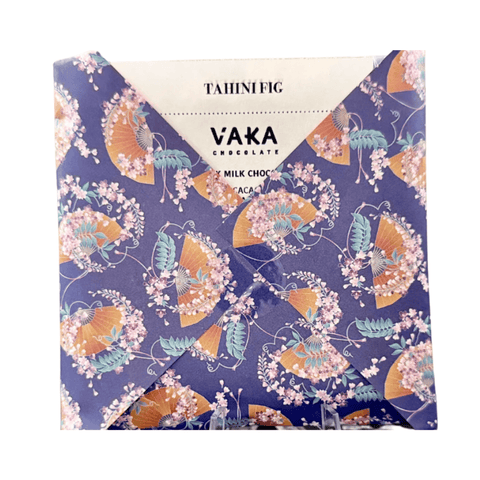 Vaka Chocolate - tahini + fig + smoked sea salt at The Candy Bar Toronto