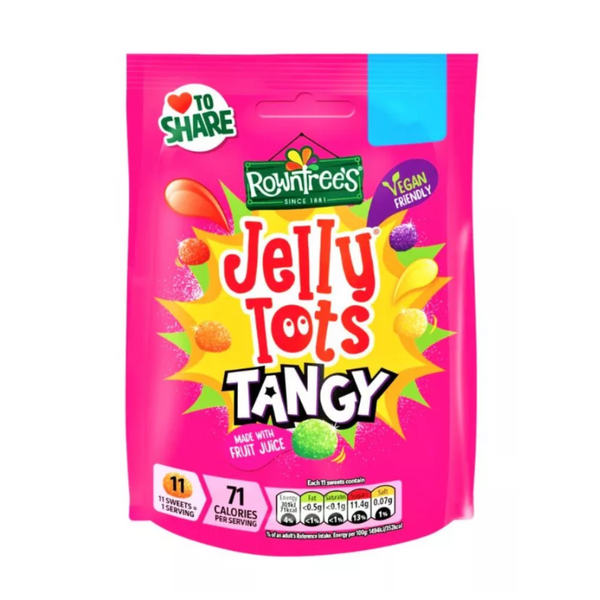 Rowntree's Jelly Tots Tangy Pouch at The Candy Bar Toronto