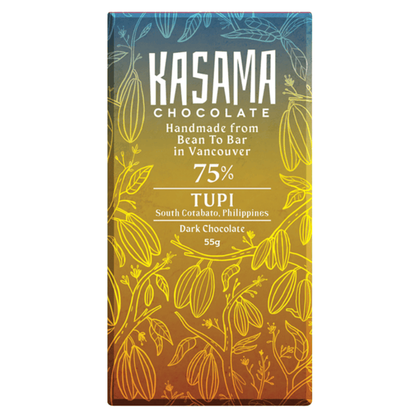 Kasama Chocolate - Tupi 75% Dark Chocolate Bar at The Candy Bar Toronto