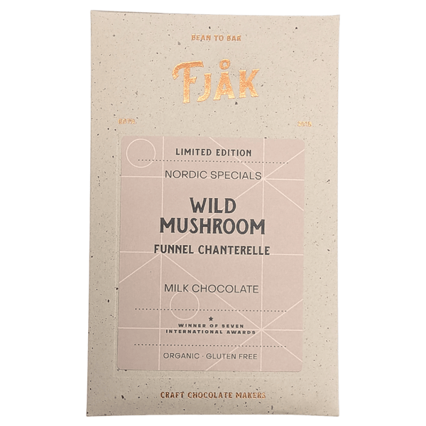 Fjåk Chocolate Wild Mushroom Milk Chocolate Bar at The Candy Bar Toronto