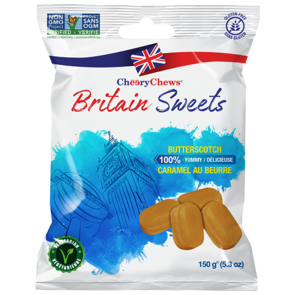 Cheery Chews Britain Sweets Butterscotch at the Candy Bar Toronto