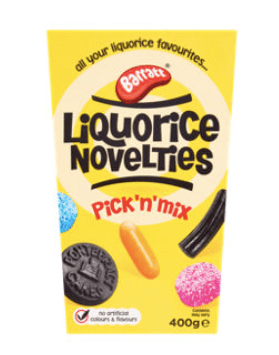 Licorice Novelties Pick 'n' Mix Sweets Carton by Barratt