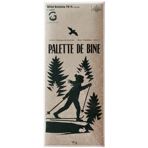 Palette de Bine Fir Wild Bolivia 70% Cacao at The Candy Bar Toronto