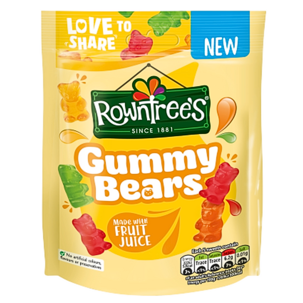 Rowntree's Gummy Bears Pouch at The Candy Bar Toronto