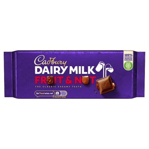 Cadbury Dairy Milk Fruit & Nut Bar at The Candy Bar Toronto