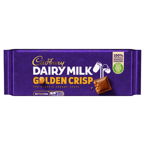 Cadbury Dairy Milk Golden Crisp Bar at The Candy Bar Toronto