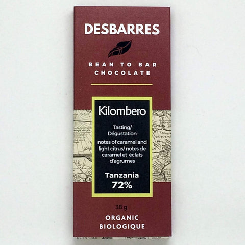 DesBarres Chocolate - Kilombero 72%
