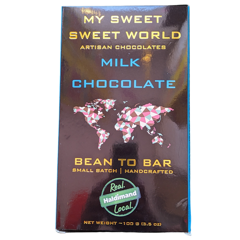 My Sweet Sweet World Milk Chocolate Bar at The Candy Bar Toronto