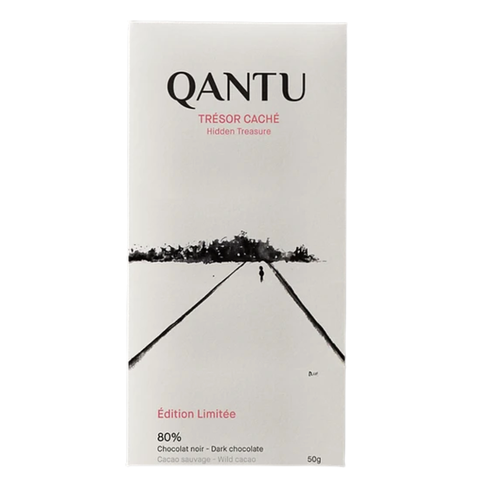 Qantu - Trésor Caché 80% Dark Chocolate Bar  at The Candy Bar Toronto