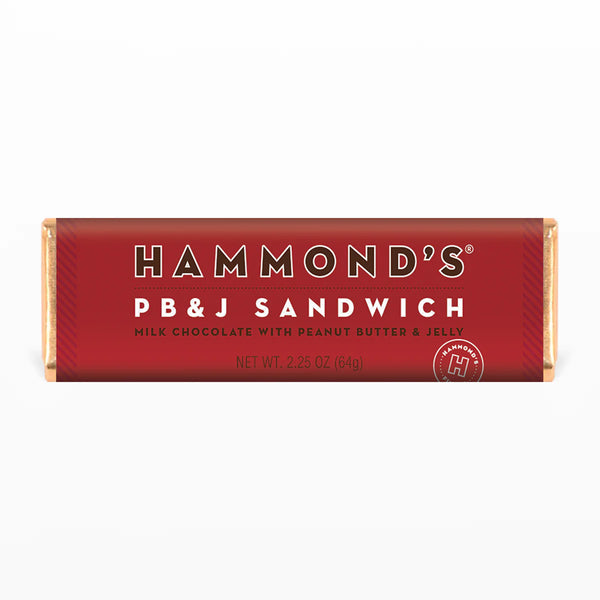 Hammonds Candies PB & J Sandwich Milk Chocolate Bar at The Candy Bar Toronto