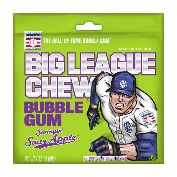 Big League Chew Gum Outta Here Original Swingin' Sour Apple at The Candy Bar Toronto