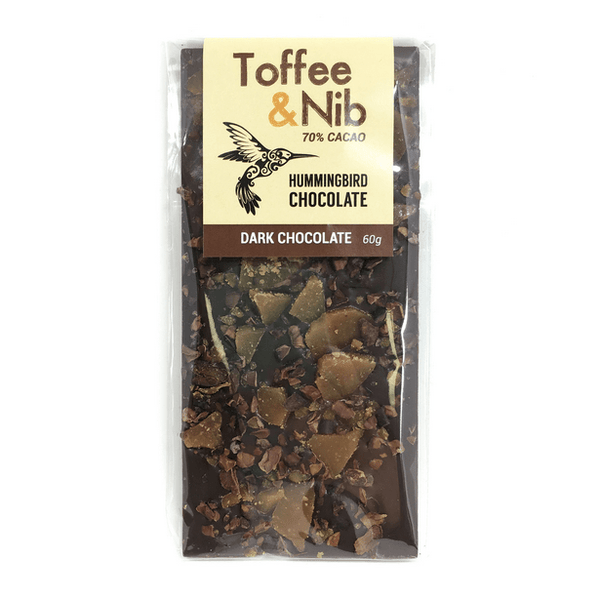 Hummingbird Toffee & Nib Dark 70  Cacao at The Candy Bar Toronto