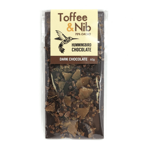 Hummingbird Toffee & Nib Dark 70  Cacao at The Candy Bar Toronto