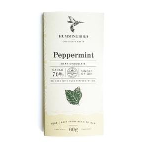 Hummingbird Chocolate - Peppermint 70% Dark Chocolate Bar