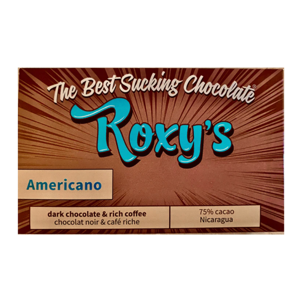 Roxy's Americano 75% Dark Chocolate at The Candy Bar Toronto